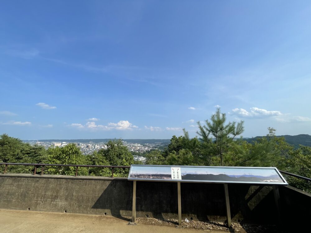 天覧山　景色